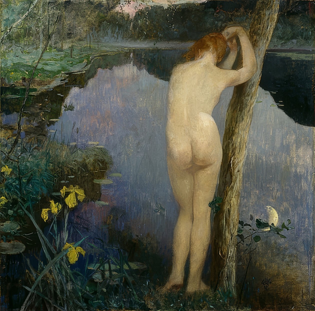Nocturne door Hjalmer Eilif Emanuel Peterssen