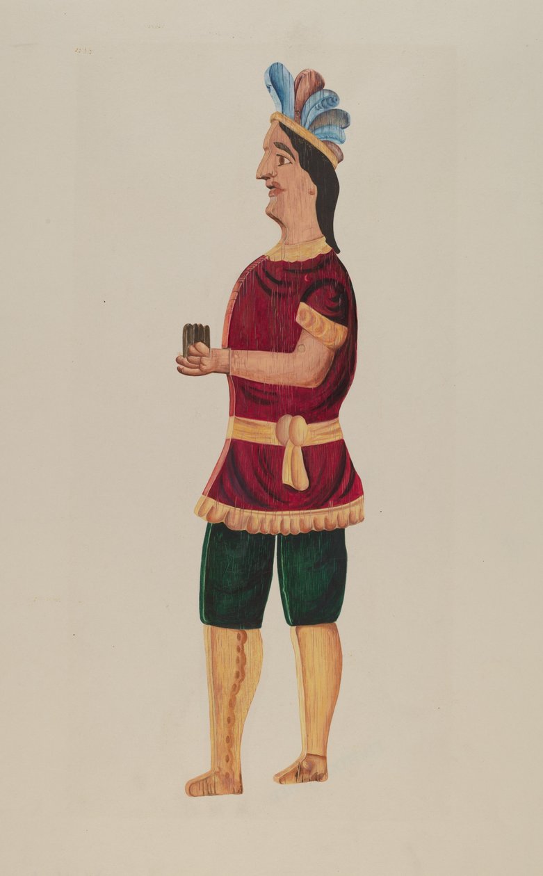 Sigarenwinkel Indiaan door Einar Heiberg