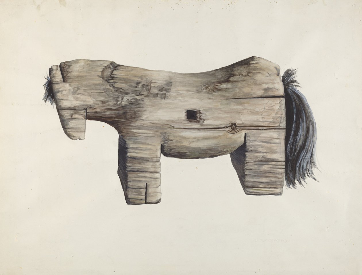 Paard door Einar Heiberg