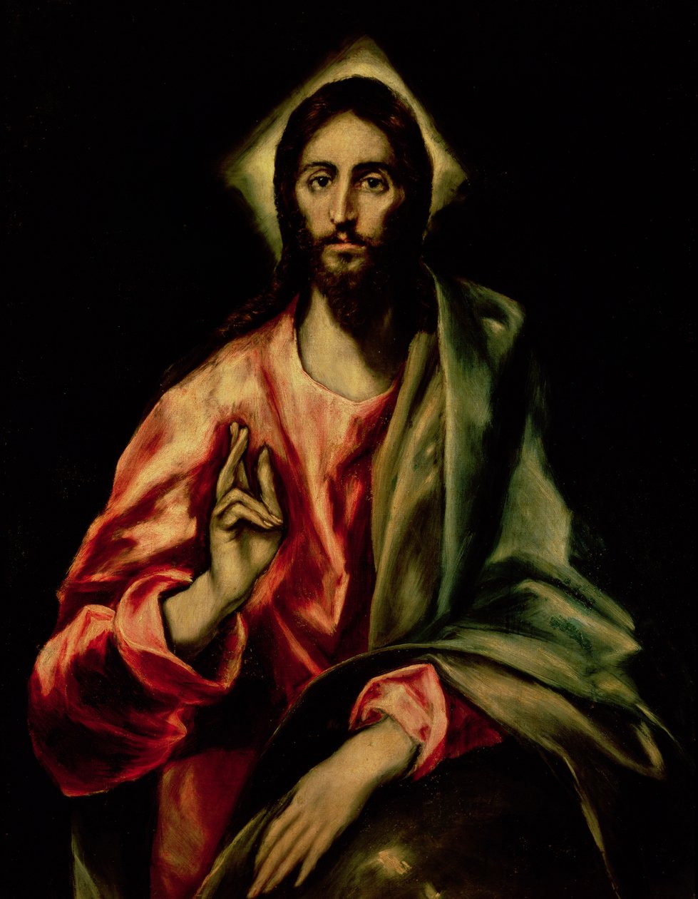 Christus zegent door El Greco