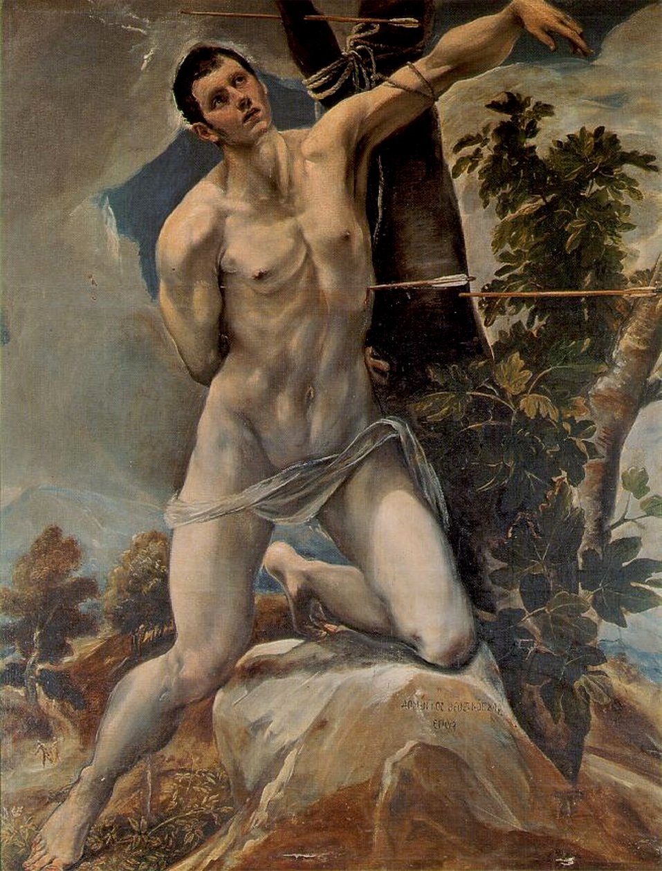 San Sebastian, 1576-79 door El Greco