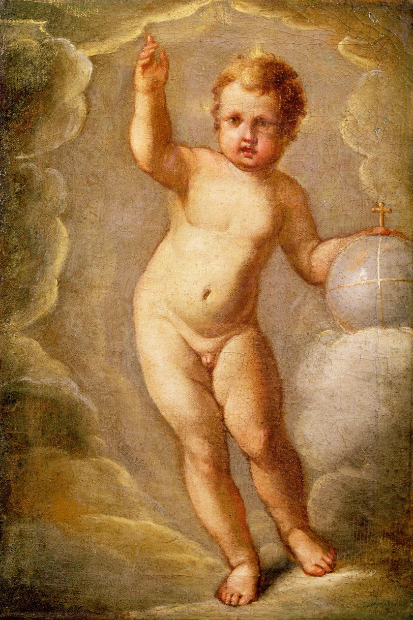 Het Christuskind, Redder van de Aarde, c.1565 door El Greco