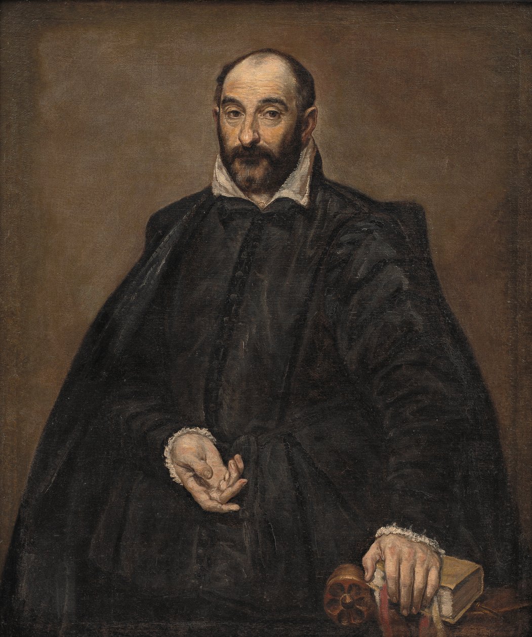 Portret van een Man door El Greco