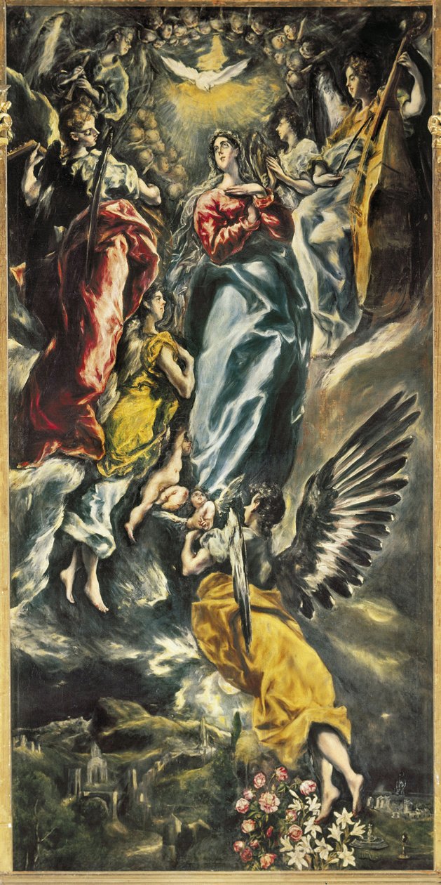 De Maagd van de Onbevlekte Ontvangenis door El (1541 1614) Greco