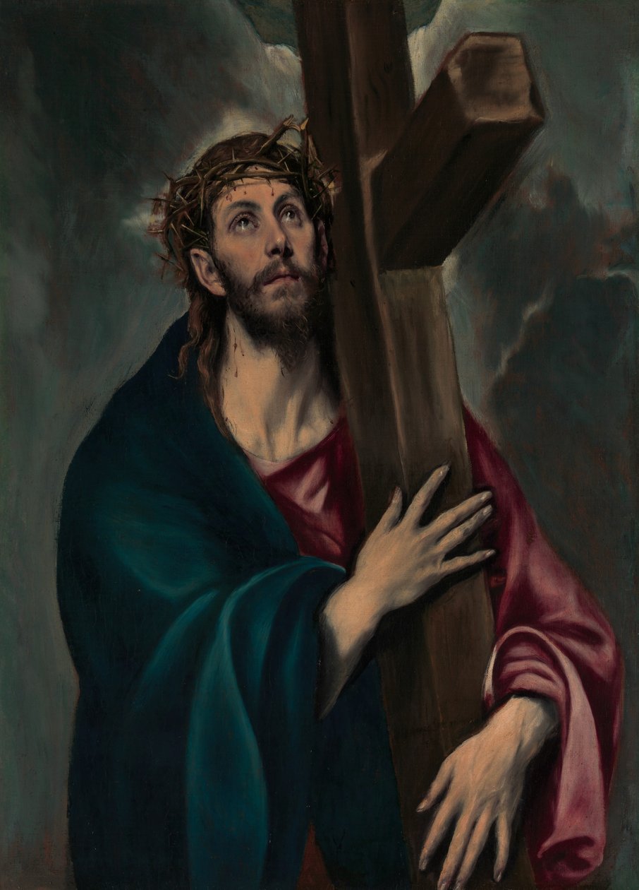 Christus die het Kruis Draagt door El Greco