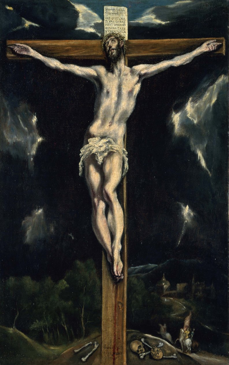 Christus aan het kruis door El Greco