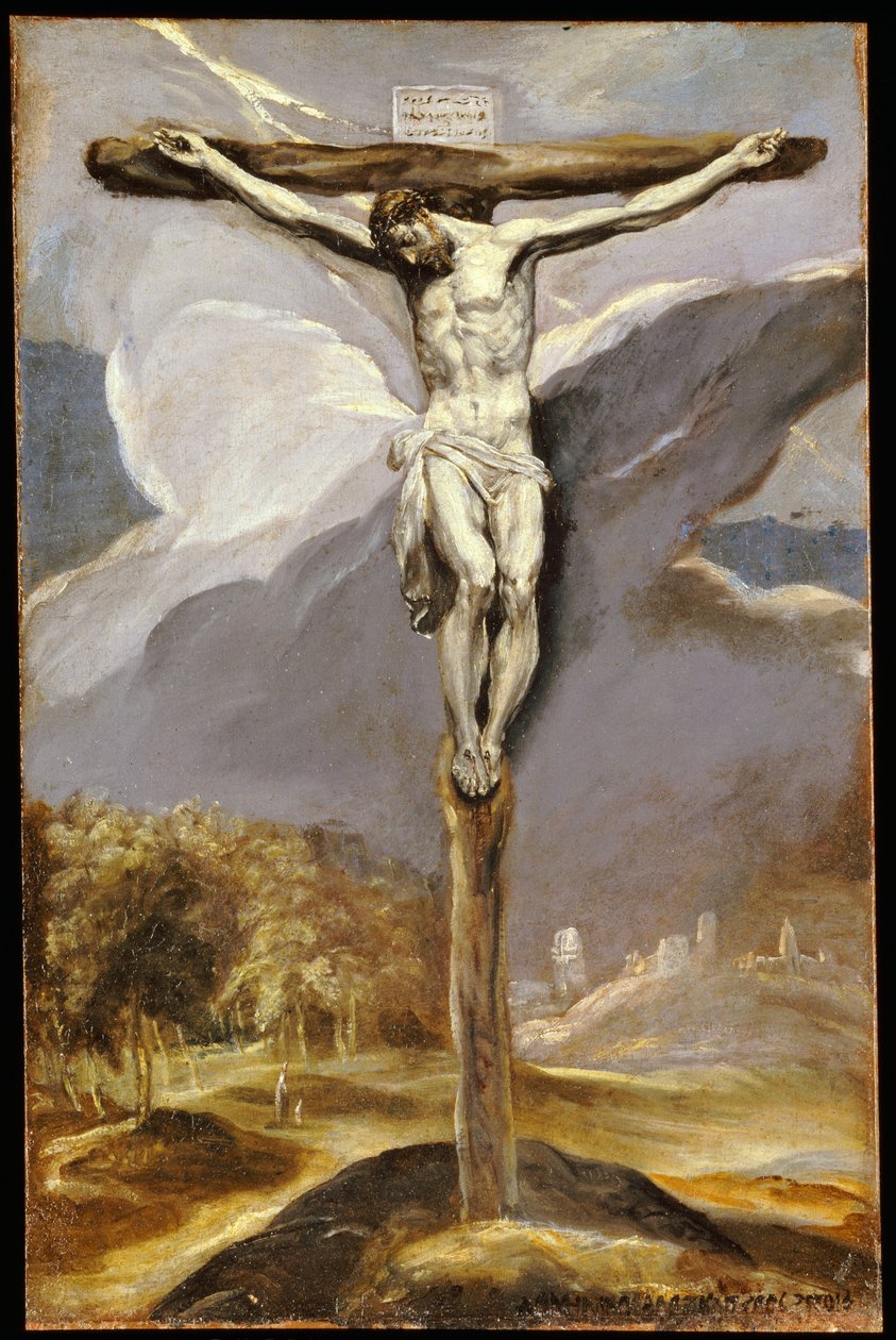 Christus aan het kruis door El Greco