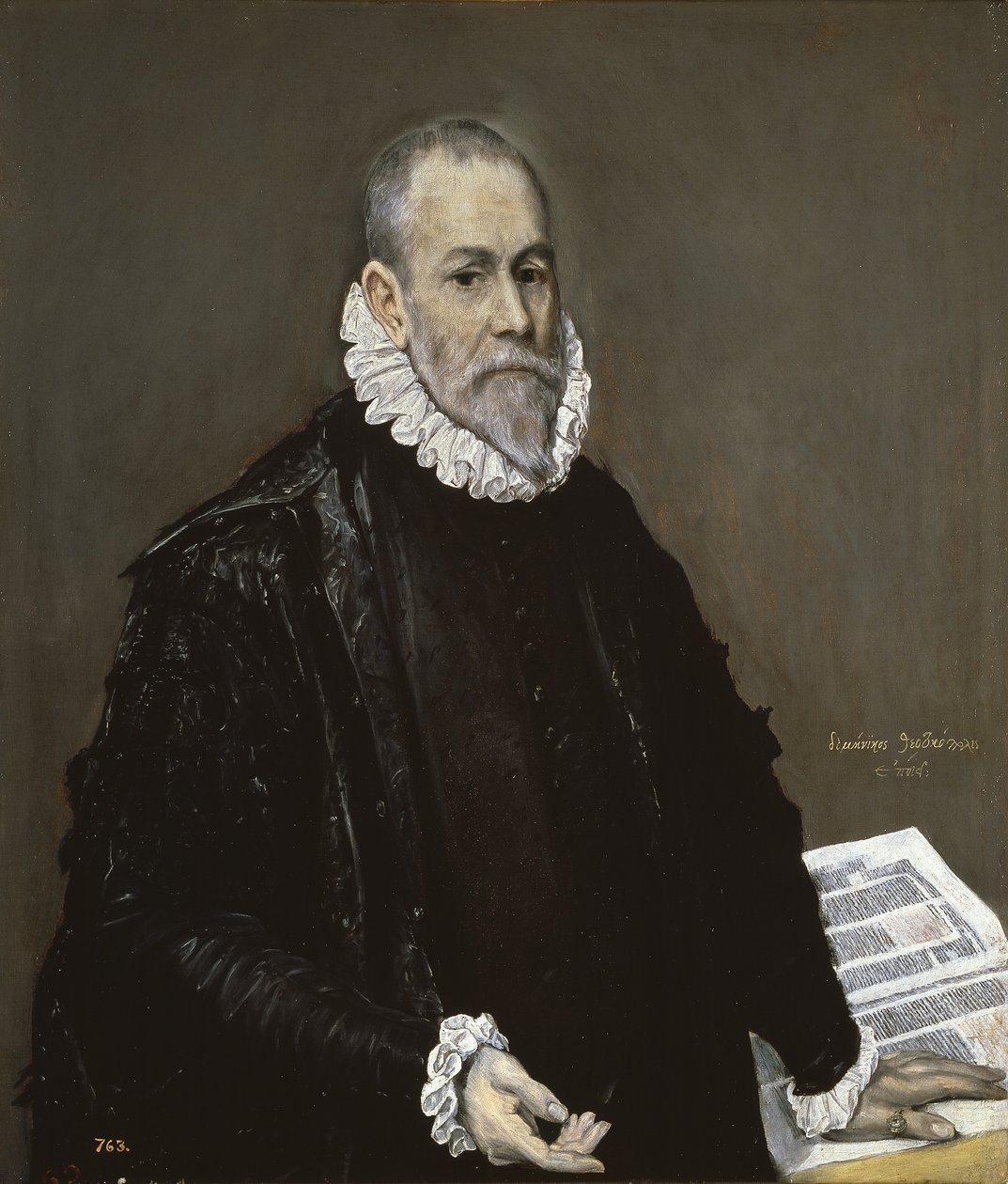 Portret van een arts, 1582-1585 door El Greco