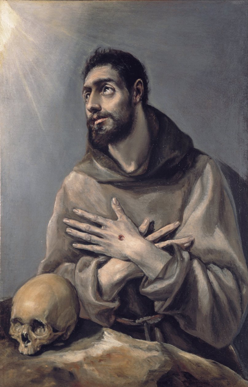 Sint Franciscus in extase door El Greco