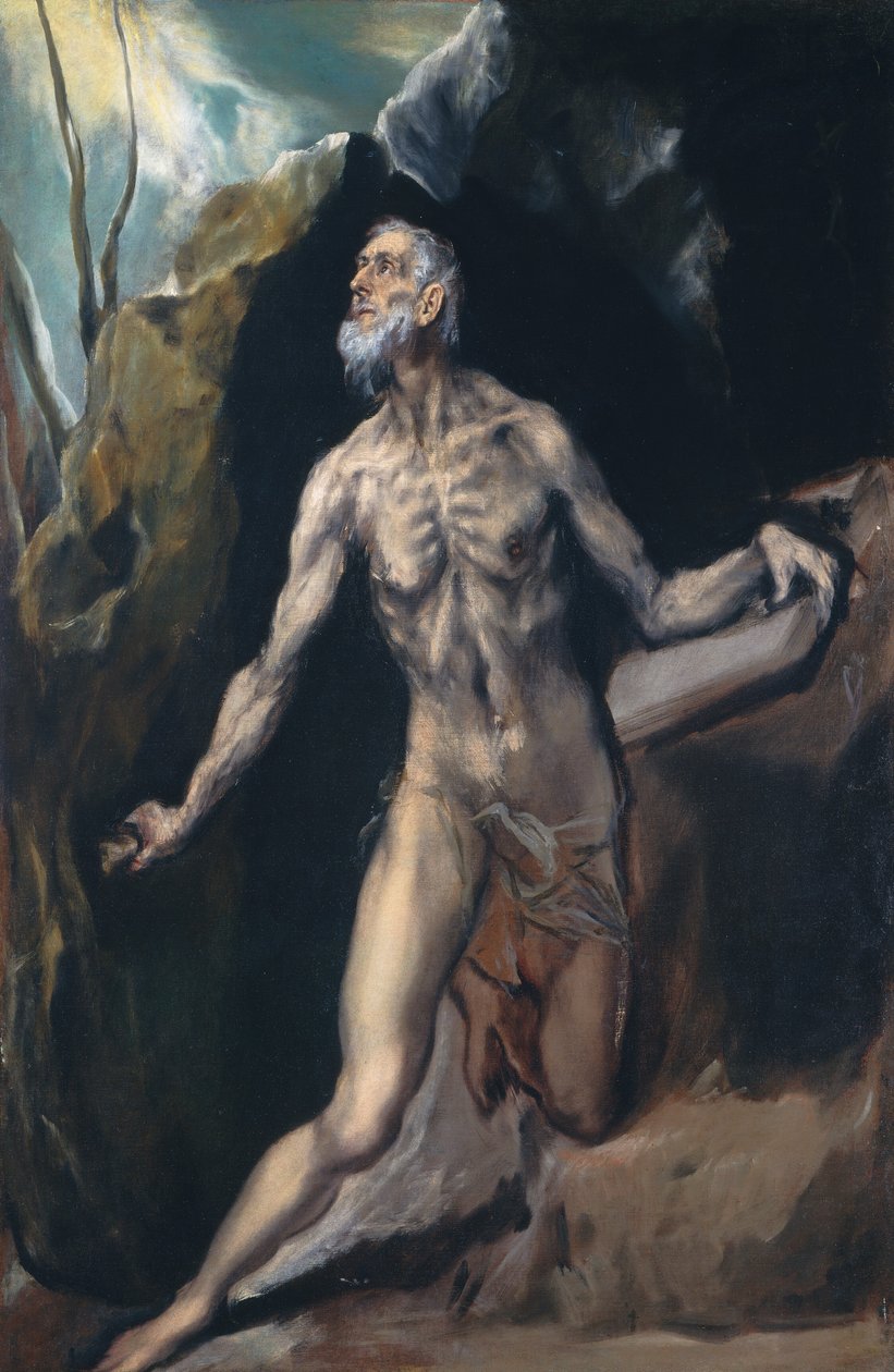 Sint Hiëronymus door El Greco