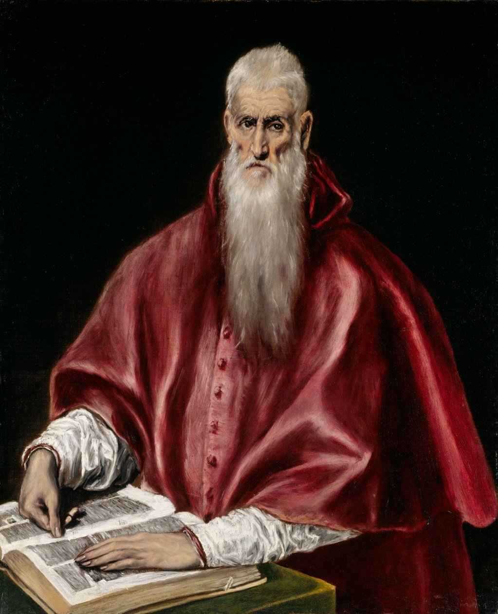 Sint Hiëronymus als geleerde door El Greco