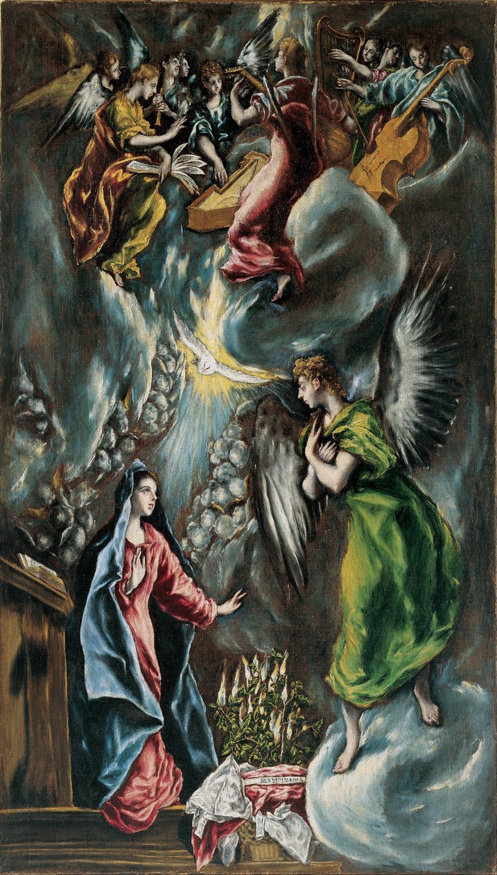 De annunciatie door El Greco