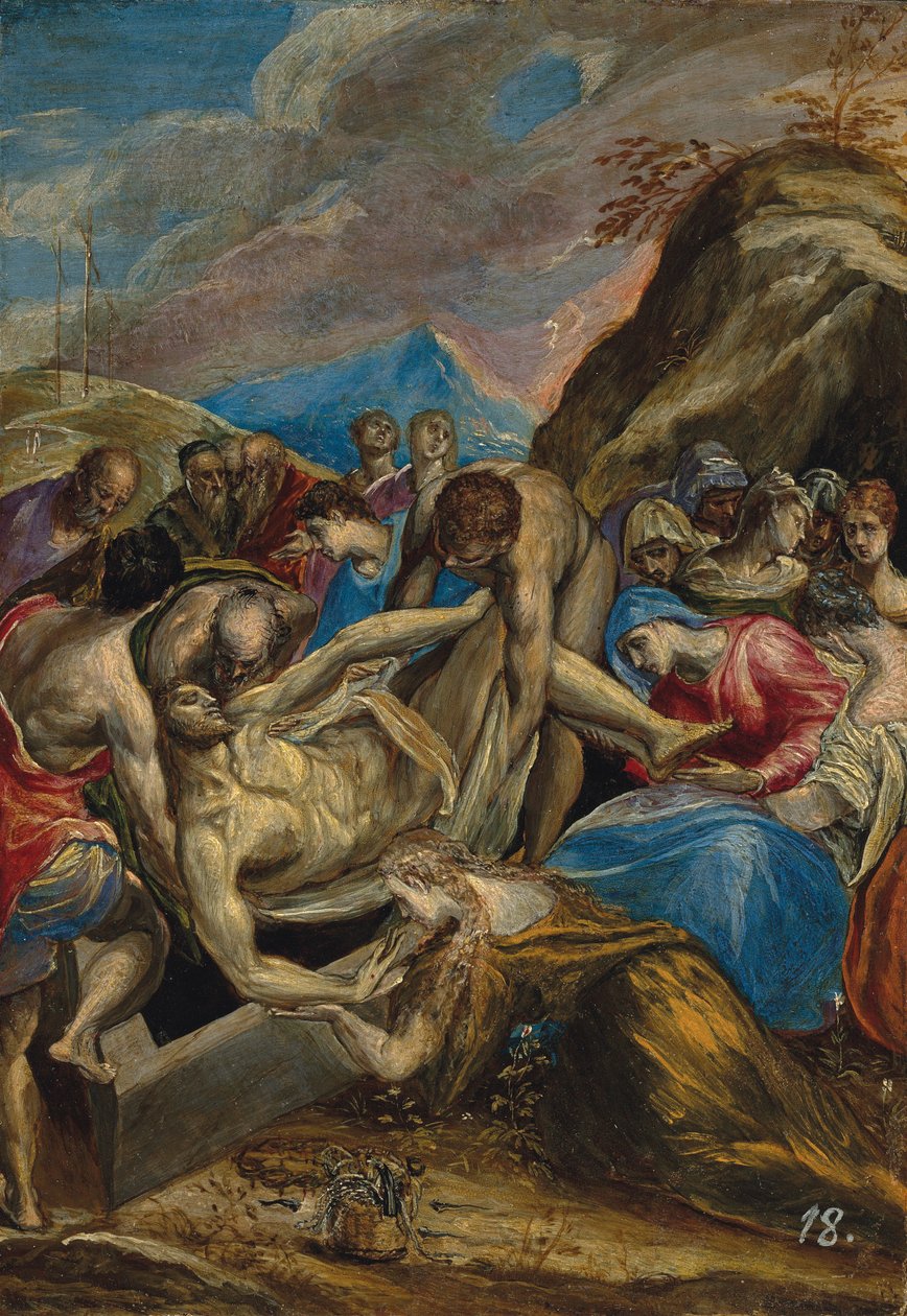 De Graflegging van Christus door El Greco