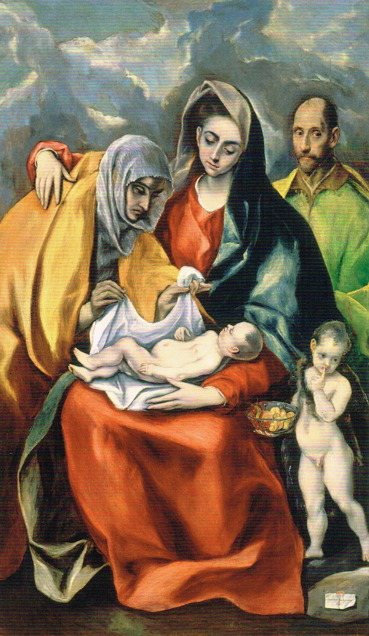 De Heilige Familie door El Greco