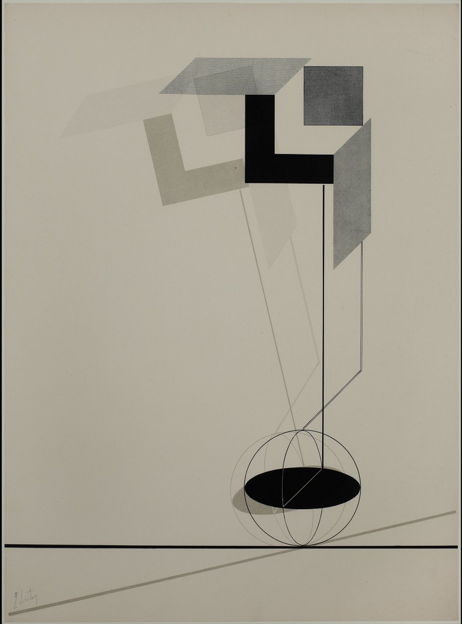 Proun door Eliezer Markowich Lissitzky