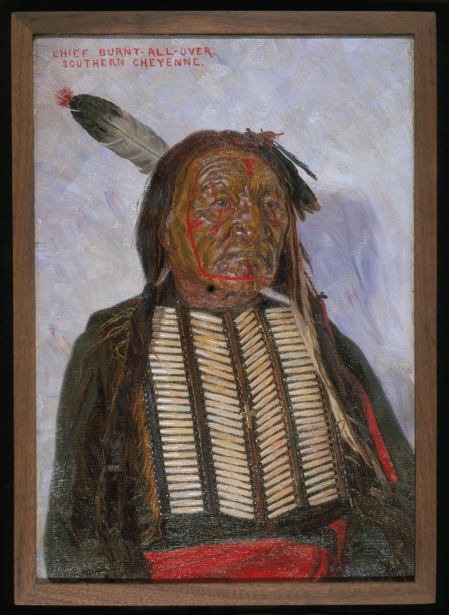 Chief Burnt-All-Over door Elbridge Ayer Burbank