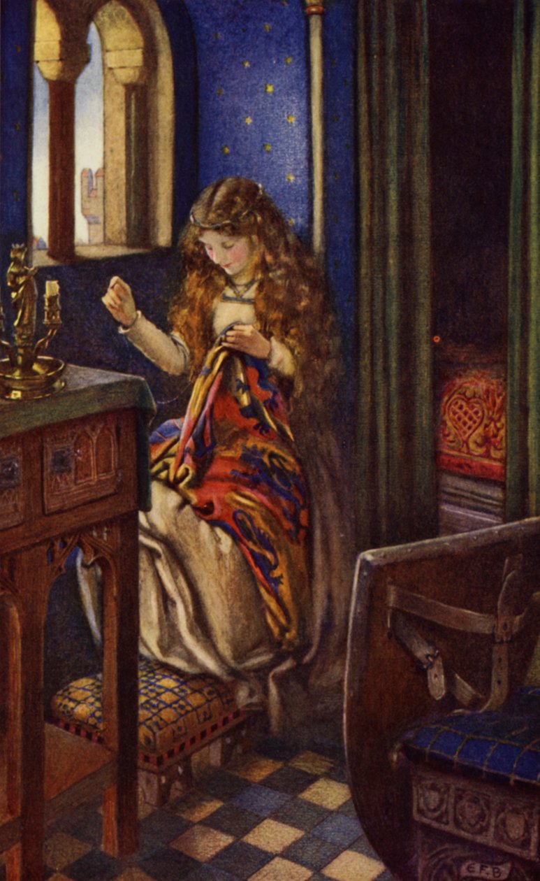 Elaine door Eleanor Fortescue Brickdale