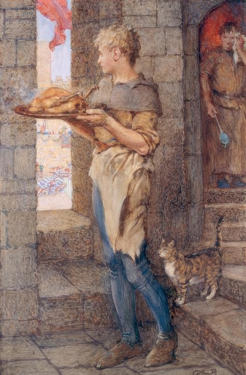 Gareth en Lynette door Eleanor Fortescue Brickdale