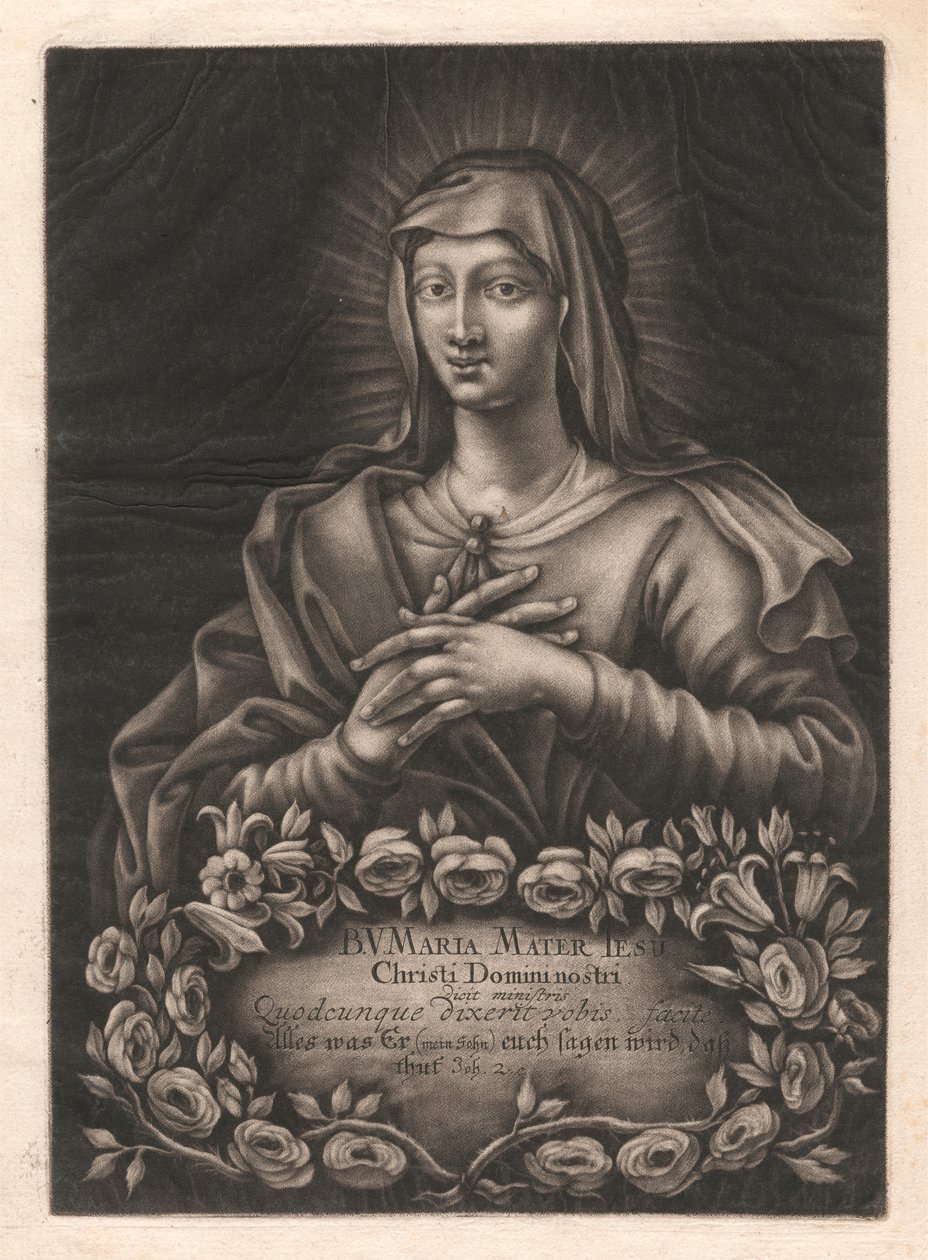 B.V. Maria Mater Jesu door Elias Nessenthaler