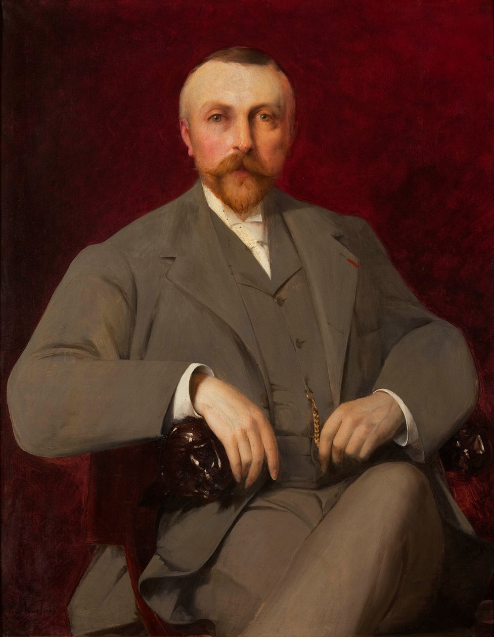 Portret van Paul Marmottan, 1898 door Elie Nonclercq