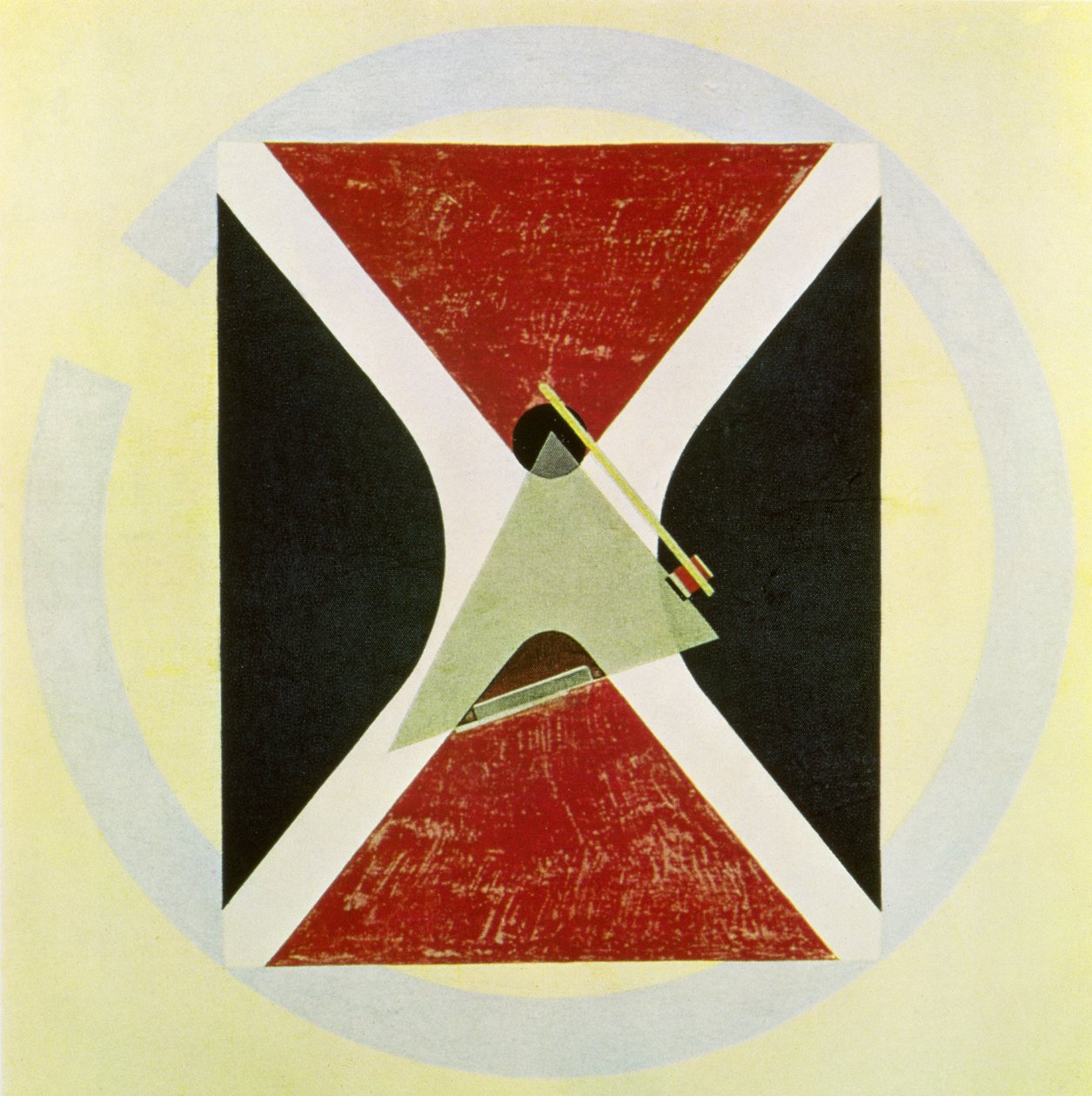 Proun 43, 1924 door Eliezer Markowich Lissitzky