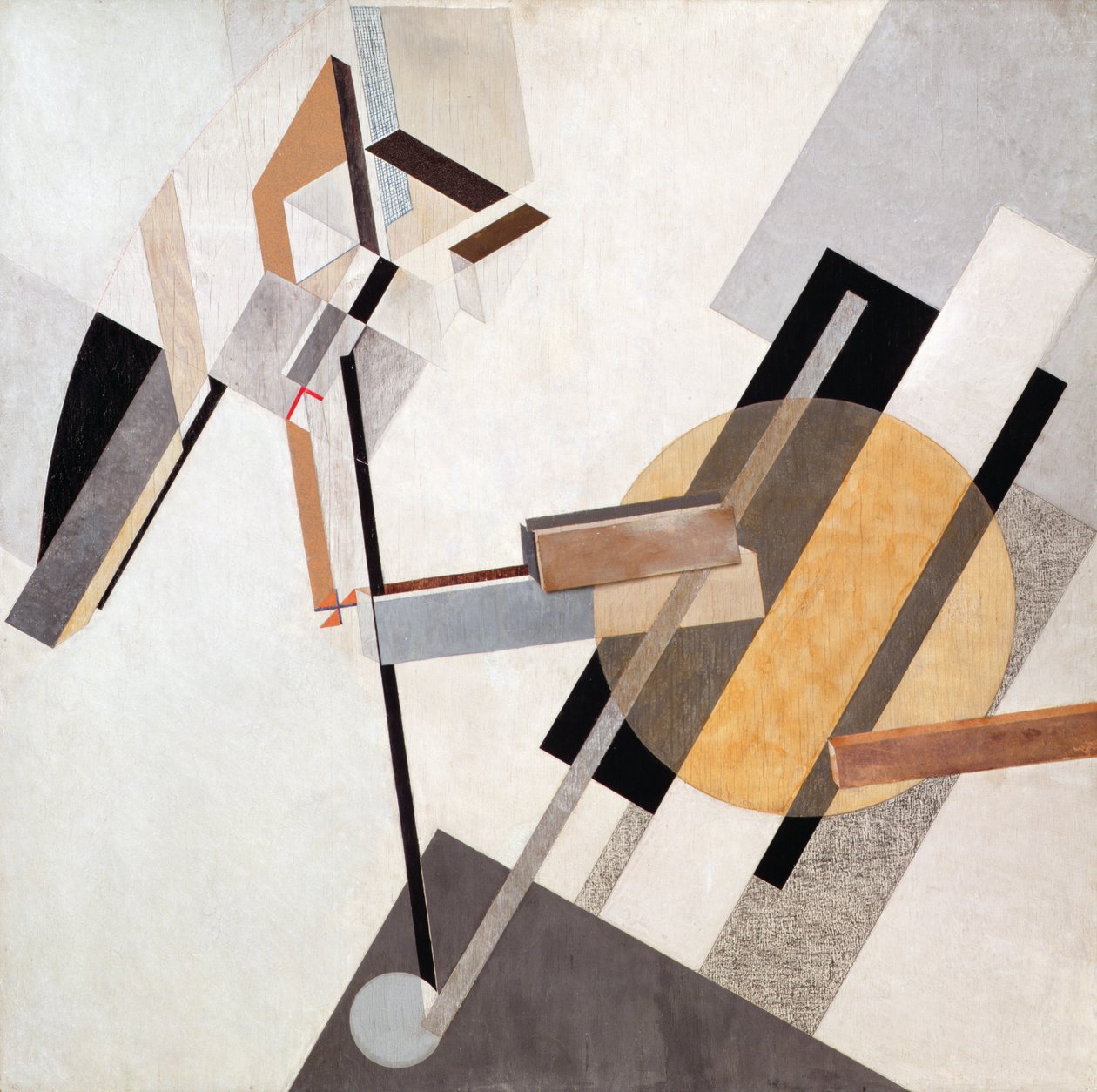 Proun-19-D door Eliezer Markowich Lissitzky