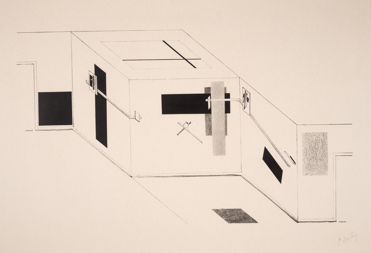 Zonder Titel. door Eliezer Markowich Lissitzky