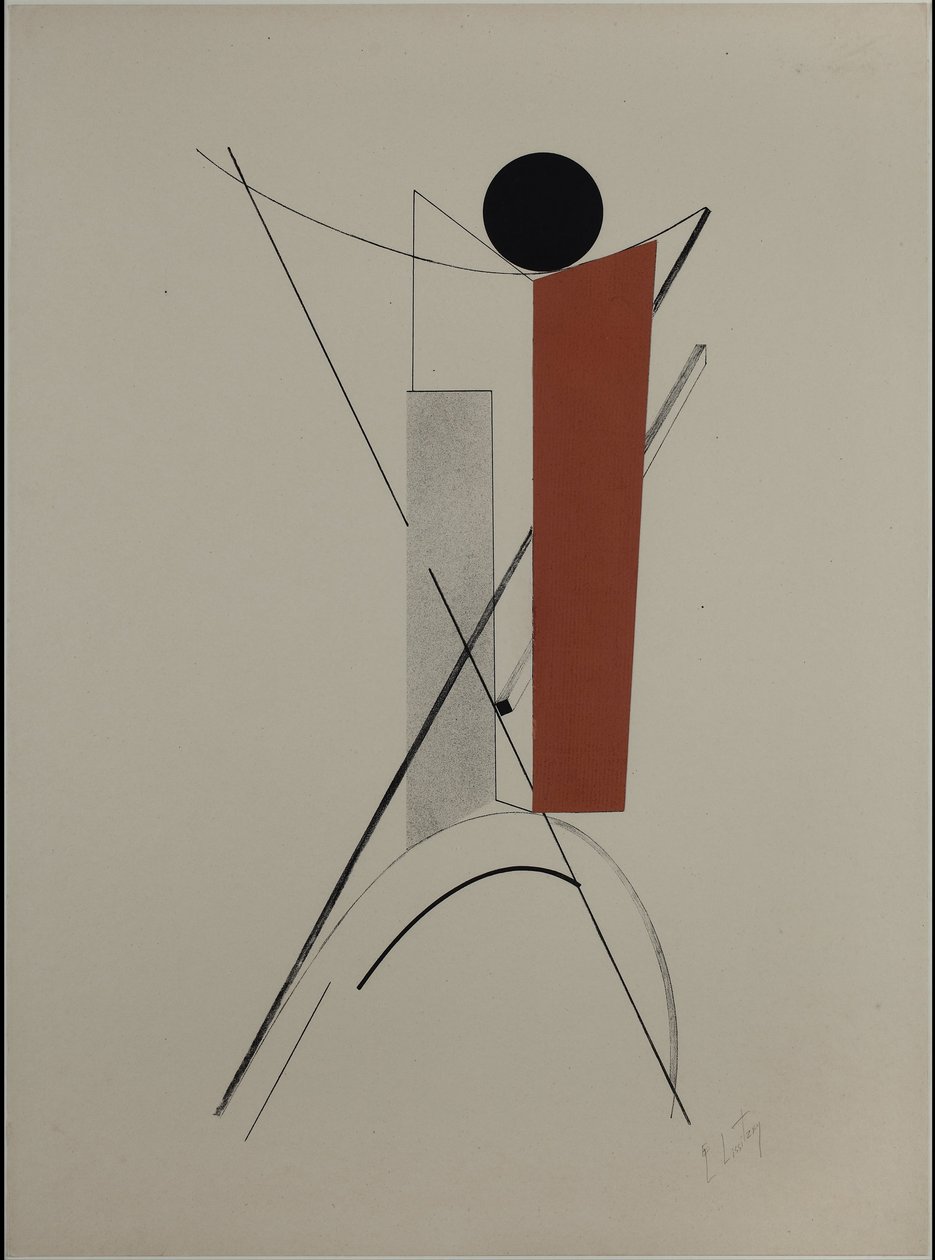 Proun door Eliezer Markowich Lissitzky