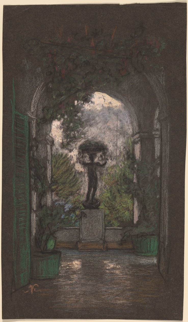 Capri door Elihu Vedder
