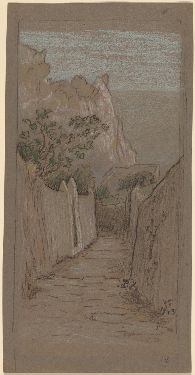 Capri door Elihu Vedder