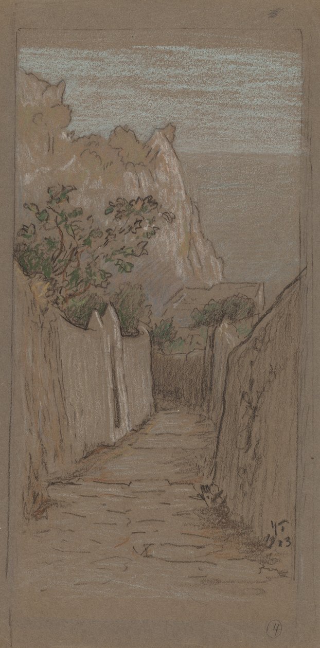 Capri door Elihu Vedder