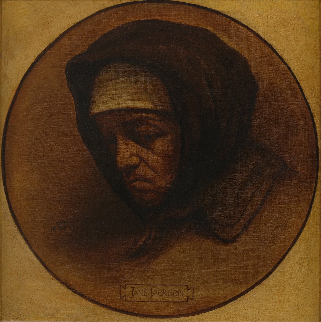 Jane Jackson, 1865 door Elihu Vedder