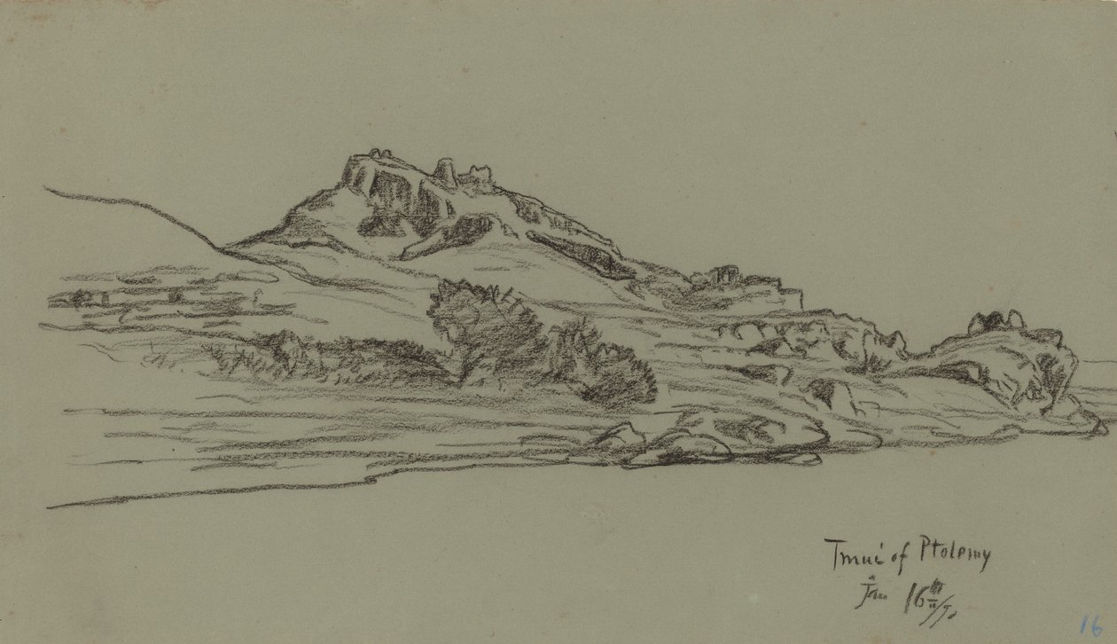 Nijlreis, Tmui van Ptolemaeus, 1890 door Elihu Vedder