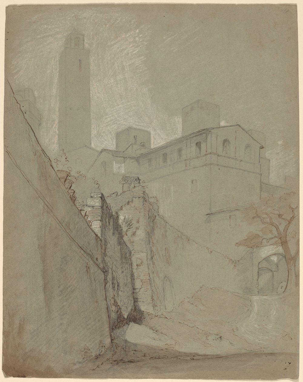 Orvieto door Elihu Vedder