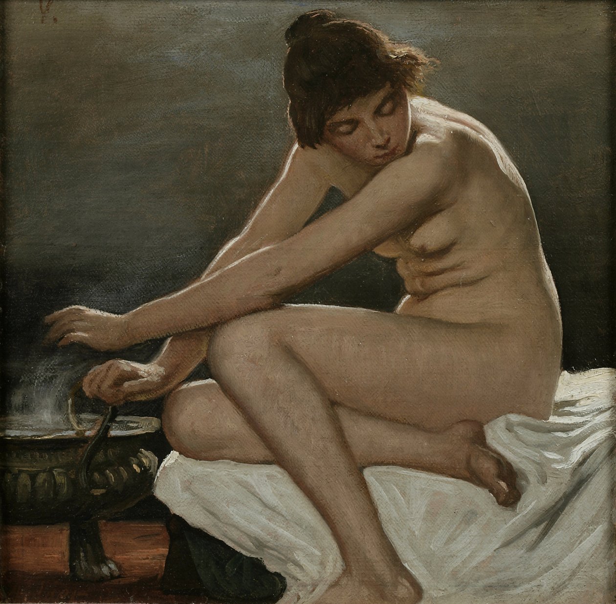 Studie voor La Strega, de heks door Elihu Vedder