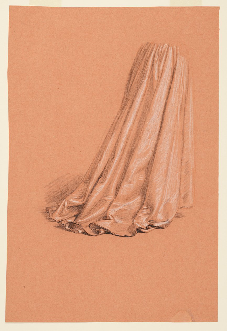 Studie voor "Huwelijksprocessie" door Elihu Vedder