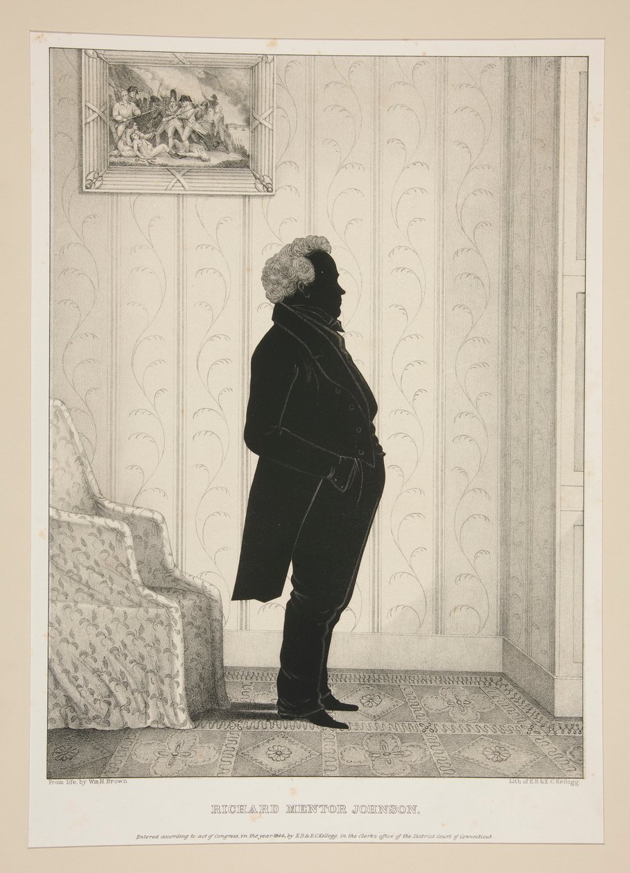 Richard Mentor Johnson door Elijah C. Kellogg