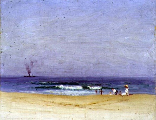Op het Strand door Elioth Gruner