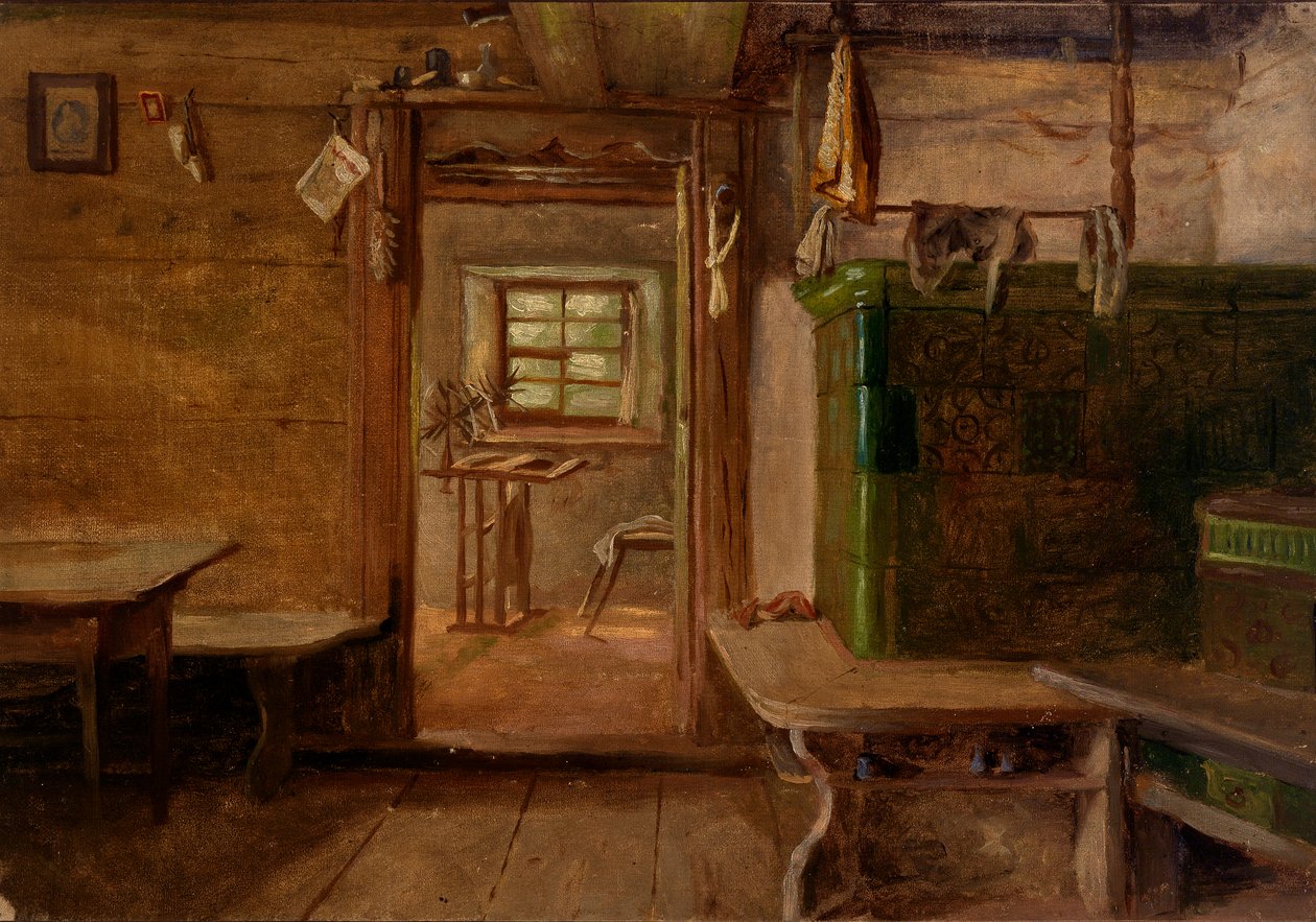 Interieur van een huis, n.d. door Eliphalet Frazer Andrews