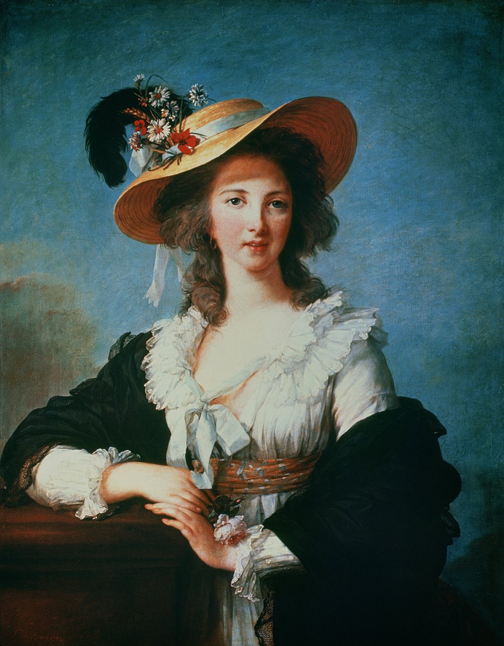 Portret van de Hertogin van Polignac (c.1749-93) door Elisabeth Louise Vigee Lebrun