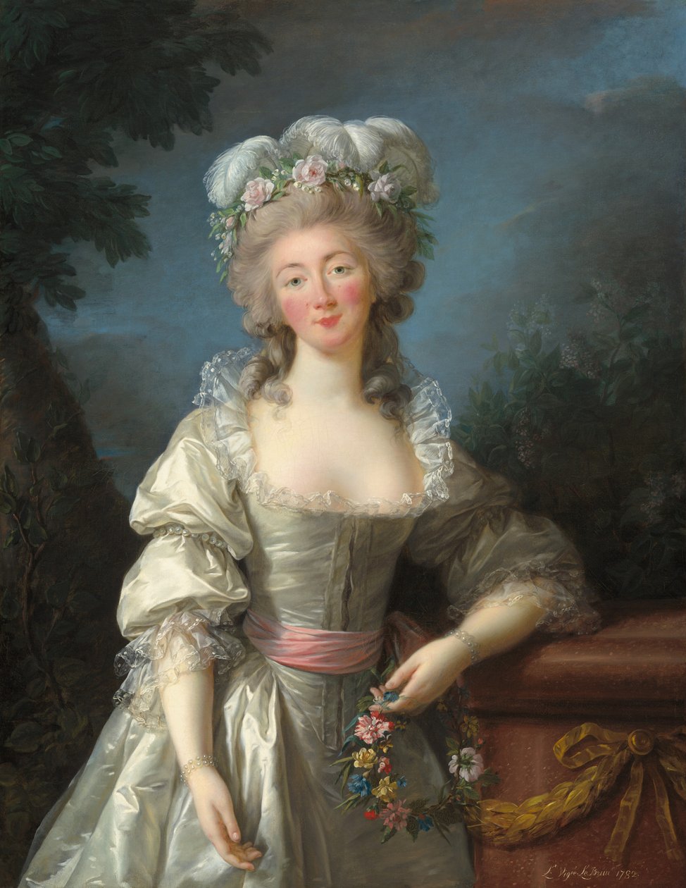 Madame du Barry, 1782 door Elisabeth Louise Vigee Lebrun