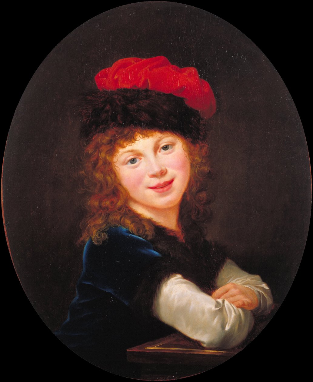 Portret van een meisje door Elisabeth Louise Vigee Lebrun