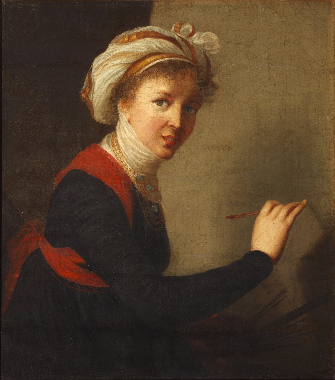 Zelfportret, 1800 door Elisabeth Louise Vigee Lebrun