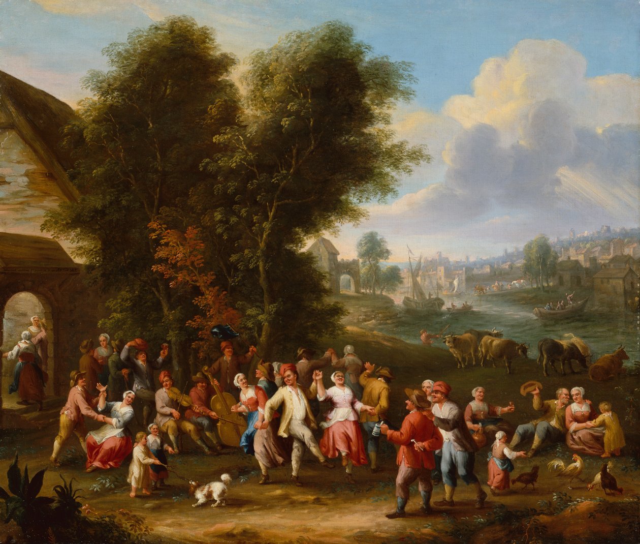 Een dorpskermis door Elisabeth Seldron