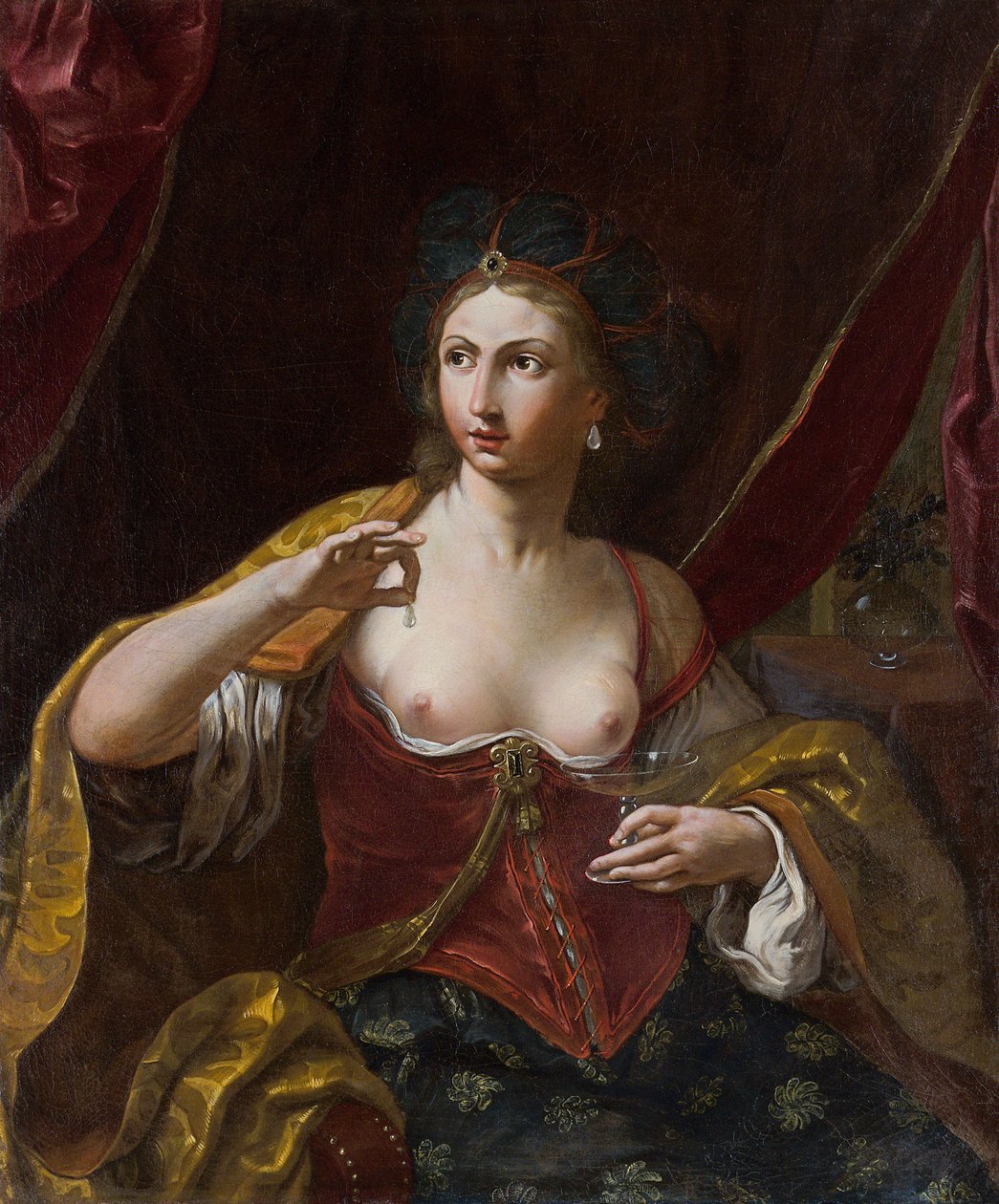 Cleopatra door Elisabetta Sirani