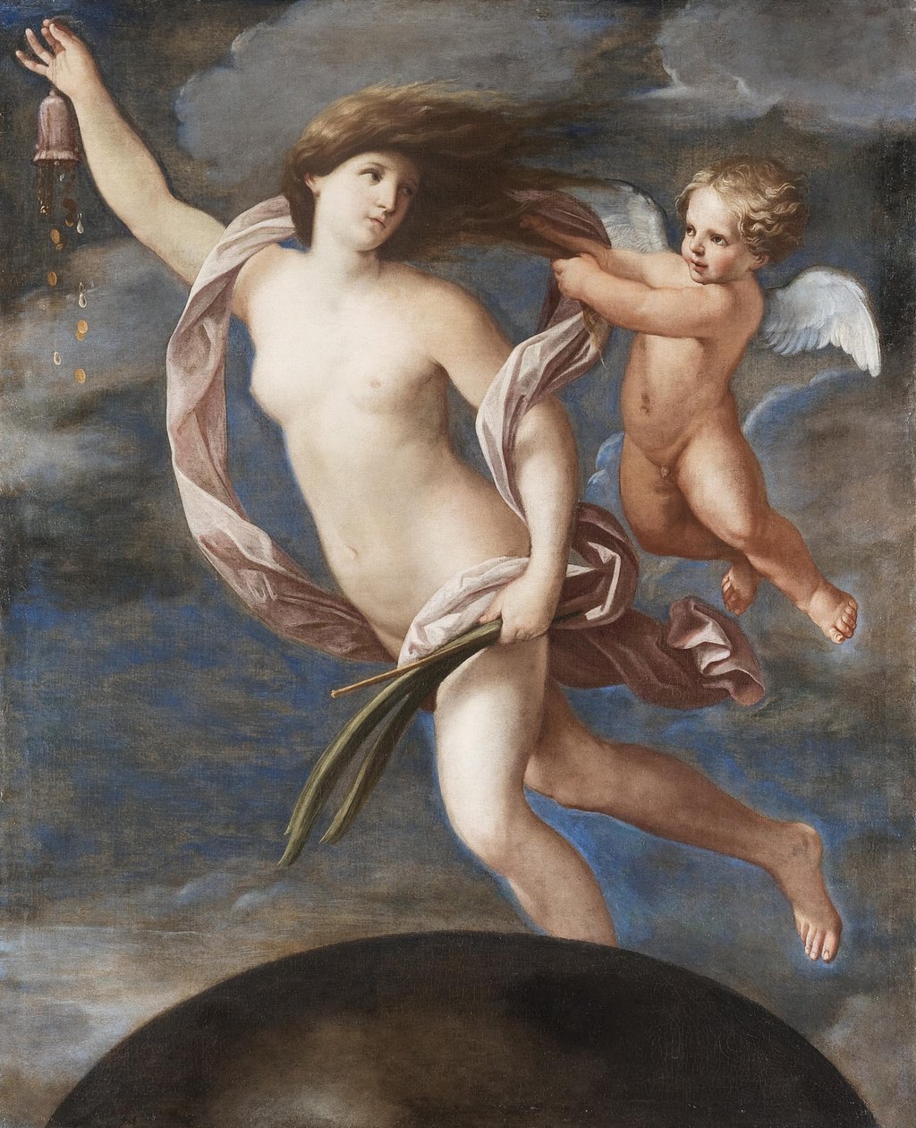 Fortuna en Cupido door Elisabetta Sirani
