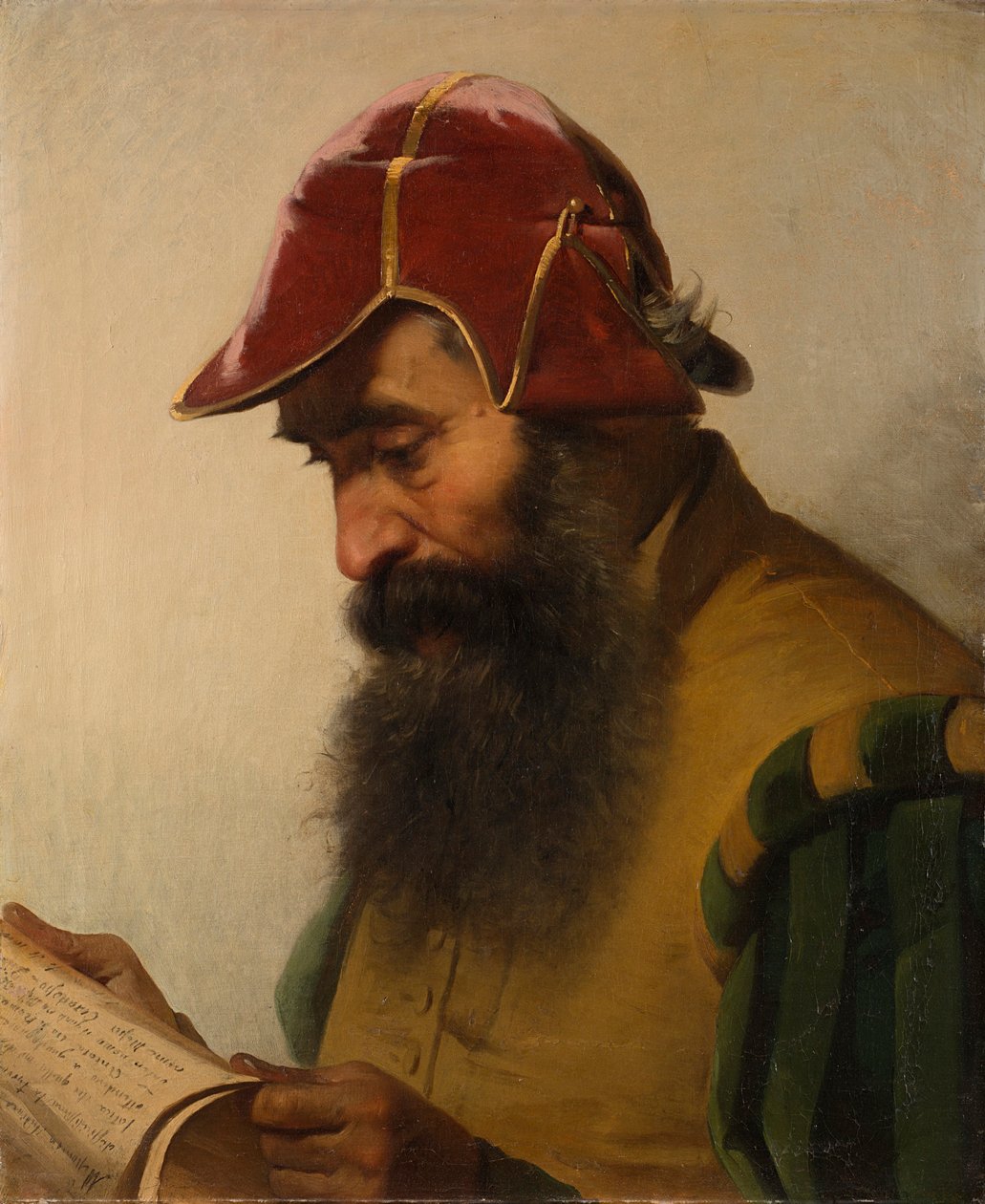 Benvenuto Cellini leest zijn manuscript door Eliseo Sala