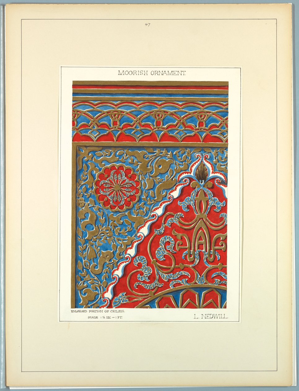 Historisch Ornament, ca. 1900 door Elizabeth A. Nedwill