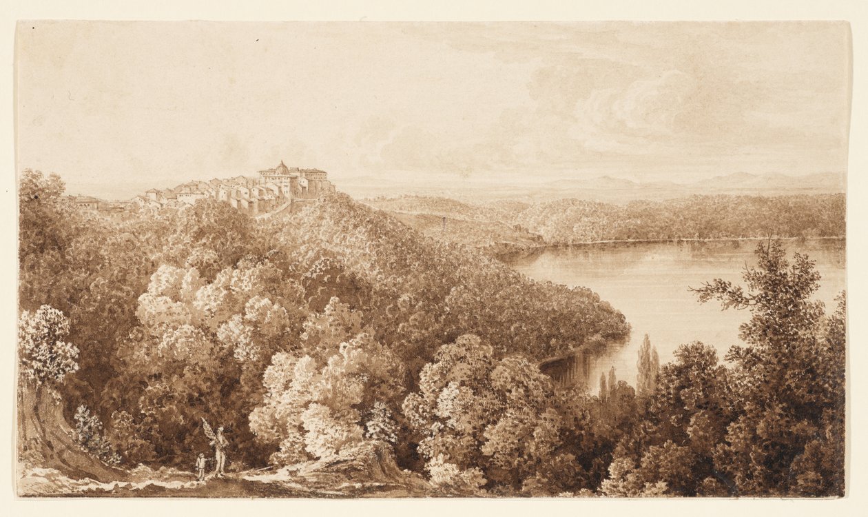 Castel Gandolfo door Elizabeth Frances Batty