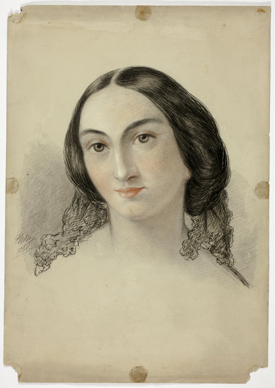 Vrouwelijk Portret Hoofd door Elizabeth Murray